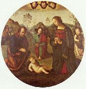 Pietro Perugino Christi Geburt, Tondo USA oil painting artist